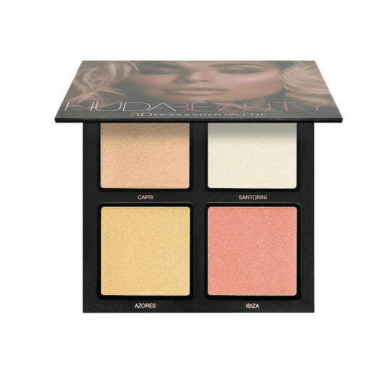 Huda Beauty 3D Highlighter Palette Pink Sand