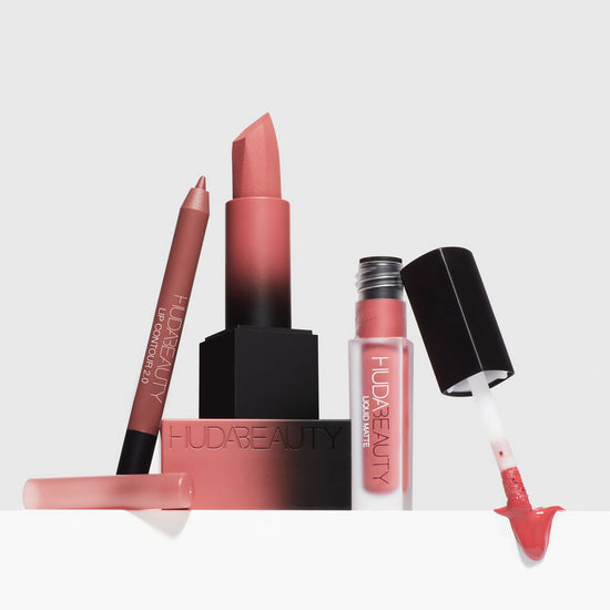 Huda Beauty The Ultimate Lip Trio Set - Icon